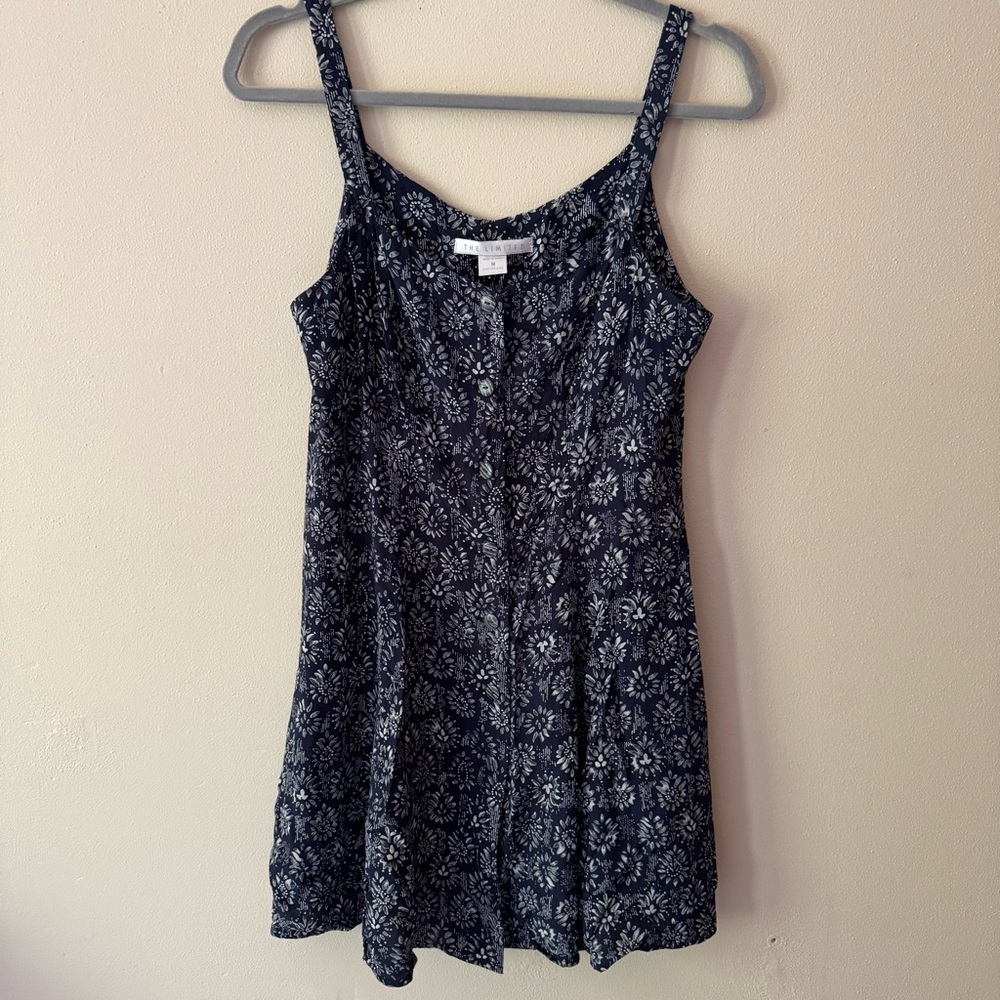 The Limited Navy Floral Mini Dress